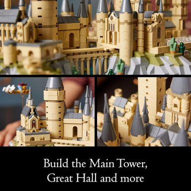 LEGO HARRY POTTER CASTILLO DE HOGWARTS CON TERRENOS Y MINIFIGURAS - 3