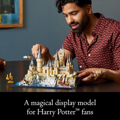LEGO HARRY POTTER CASTILLO DE HOGWARTS CON TERRENOS Y MINIFIGURAS - 6