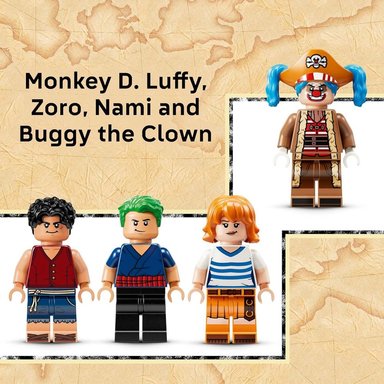 LEGO ONE PIECE CARPA DE CIRCO BUGGY, SET DE CONSTRUCCIÓN Y 4 FIGURAS - 5