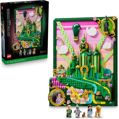 LEGO WICKED EMERALD CITY, SET DE CONSTRUCCIÓN Y DECORACIÓN PARA ADULTOS