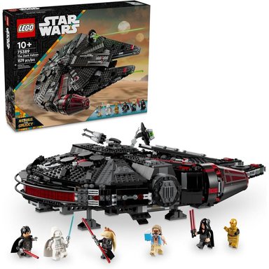 LEGO STAR WARS HALCÓN OSCURO, NAVE COLECCIONABLE CON 6 FIGURAS
