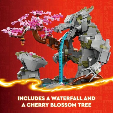 LEGO NINJAGO SANTUARIO PIEDRA DEL DRAGÓN CON 6 FIGURAS NINJA - 3