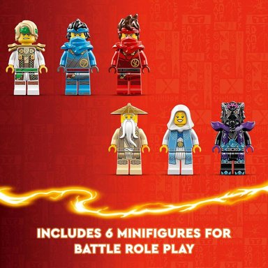 LEGO NINJAGO SANTUARIO PIEDRA DEL DRAGÓN CON 6 FIGURAS NINJA - 6