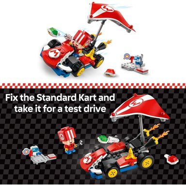 LEGO SUPER MARIO KIT ESTÁNDAR DE MARIO KART, SET COLECCIONABLE DE CONSTRUCCIÓN - 3