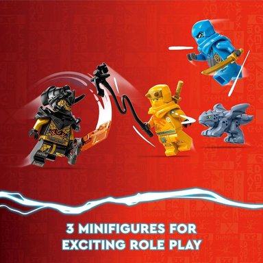 LEGO NINJAGO BATALLA DEL BEBÉ DRAGÓN DE NYA Y ARIN CON 3 MINIFIGURAS - 4