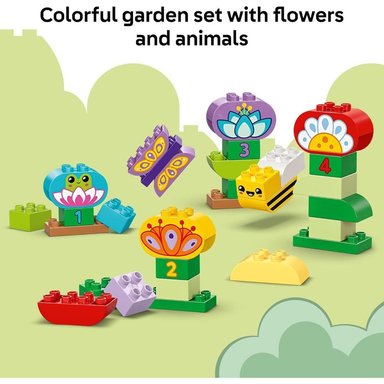 LEGO DUPLO TOWN JARDÍN Y FLORES CREATIVAS, JUGUETE EDUCATIVO PREESCOLAR - 4
