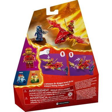 LEGO NINJAGO KAI'S RISING DRAGON STRIKE, SET DE BATALLA NINJA CON MINIFIGURA - 6