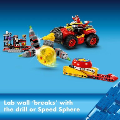 LEGO SONIC SUPER SONIC VS EGG DRILLSTER CON SHADOW Y DR. EGGMAN - 6