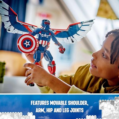 LEGO MARVEL NUEVO CAPITÁN AMÉRICA, JUGUETE DE ACCIÓN PARA NIÑOS - 3