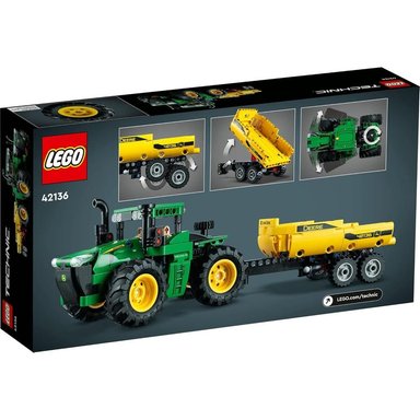 LEGO TECHNIC JOHN DEERE 9620R TRACTOR 4X4 MODELO COLECCIONABLE CON REMOLQUE - 6