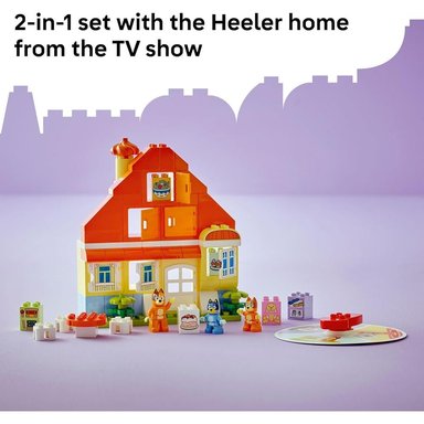LEGO DUPLO BLUEY, CASA DE LA FAMILIA CON JUEGO DE MEMORIA Y FIGURA DE BLUEY - 4