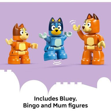 LEGO DUPLO BLUEY, CASA DE LA FAMILIA CON JUEGO DE MEMORIA Y FIGURA DE BLUEY - 6