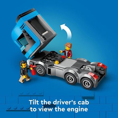 CAMIÓN PORTACOCHES LEGO CITY CON COCHES DEPORTIVOS, SEMIRREMOLQUE - 6