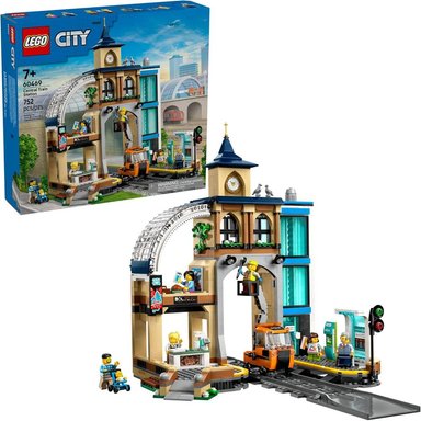 LEGO CITY ESTACIÓN CENTRAL DE TREN, JUGUETE DE CONSTRUCCIÓN