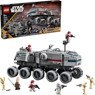 LEGO STAR WARS JUGGERNAUT DE LA REPÚBLICA, SET DE 8 FIGURAS COLECCIONABLE