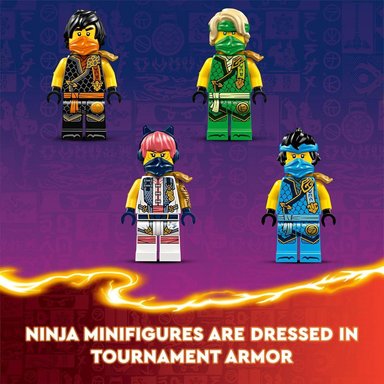 LEGO NINJAGO JUEGO NINJA 4 EN 1, INCLUYE PLANEADOR Y 6 FIGURAS - 6