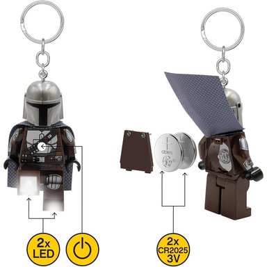 LEGO STAR WARS FIGURA GRANDE THE MANDALORIAN 7,6 CM CON LUZ INTEGRADA - 6