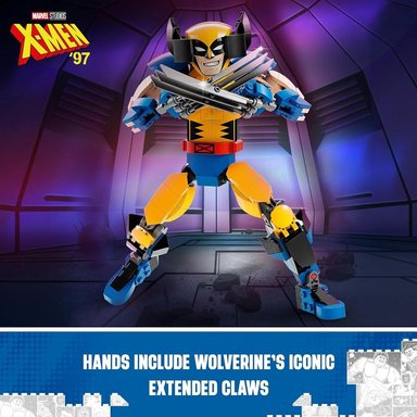 LEGO MARVEL WOLVERINE FIGURA DE ACCIÓN COLECCIONABLE TOTALMENTE ARTICULADA - 3