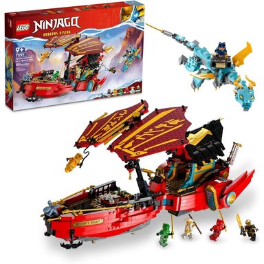 LEGO NINJAGO DESTINO CARRERA CONTRA EL TIEMPO CON DRAGONES Y 6 FIGURAS