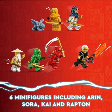 LEGO NINJAGO DESTINO CARRERA CONTRA EL TIEMPO CON DRAGONES Y 6 FIGURAS - 6