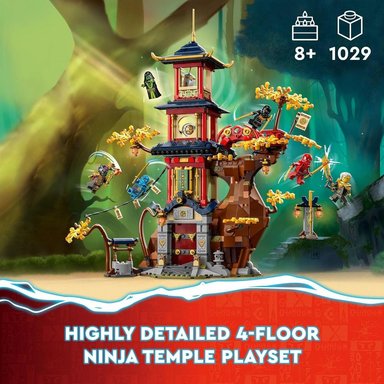 LEGO NINJAGO TEMPLO DEL DRAGÓN CON 6 MINIFIGURAS Y SET DE CONSTRUCCIÓN - 2