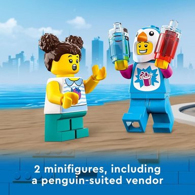 LEGO CITY CAMIÓN DE GRANIZADOS DE PINGÜINOS JUGUETE CON MINIFIGURA INCLUIDA - 6
