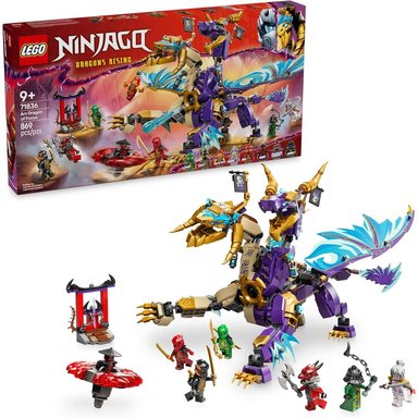 LEGO NINJAGO ARCO DEL DRAGÓN DE ENFOQUE CON 8 MINIFIGURAS, SET DE JUEGO