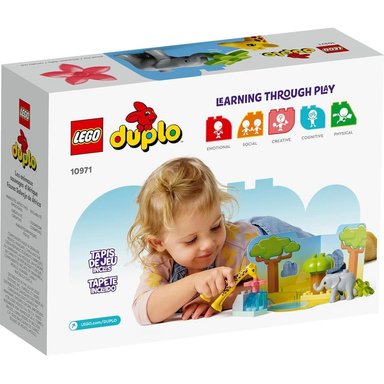 LEGO DUPLO ANIMALES SALVAJES DE ÁFRICA JUGUETE EDUCATIVO CON ELEFANTE Y JIRAFA - 6
