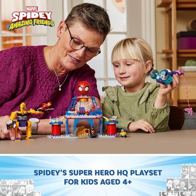 LEGO MARVEL CUARTEL GENERAL DEL EQUIPO SPIDER-MAN CON IRON MAN Y SPIDER-MAN - 2