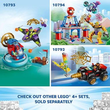 LEGO MARVEL CUARTEL GENERAL DEL EQUIPO SPIDER-MAN CON IRON MAN Y SPIDER-MAN - 6