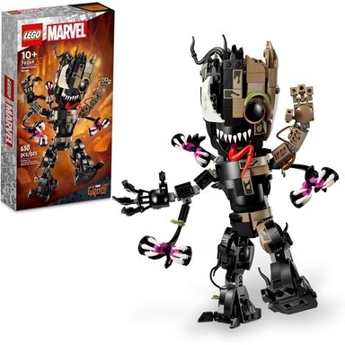 LEGO MARVEL GROOT VENOMIZADO FIGURA DE ACCIÓN TRANSFORMABLE PARA FANS DE GUARDIANES