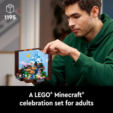 LEGO MINECRAFT LA MESA DE CREACIÓN, SET COLECCIONABLE CON FIGURAS Y BIOMAS - 2