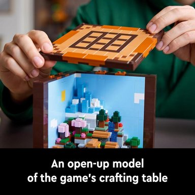 LEGO MINECRAFT LA MESA DE CREACIÓN, SET COLECCIONABLE CON FIGURAS Y BIOMAS - 3