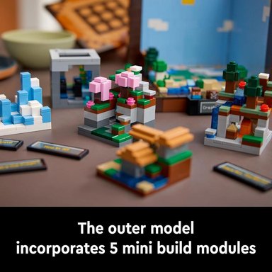 LEGO MINECRAFT LA MESA DE CREACIÓN, SET COLECCIONABLE CON FIGURAS Y BIOMAS - 4