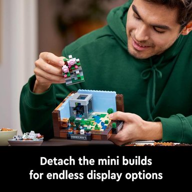LEGO MINECRAFT LA MESA DE CREACIÓN, SET COLECCIONABLE CON FIGURAS Y BIOMAS - 6