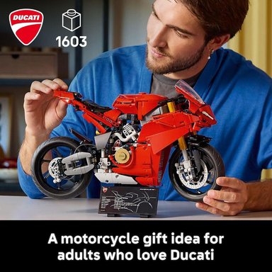 LEGO TECHNIC DUCATI PANIGALE V4 S, SET DE CONSTRUCCIÓN PARA ADULTOS - 2