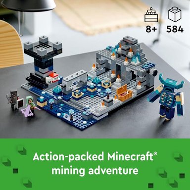 LEGO MINECRAFT SET DE BATALLA EN LAS PROFUNDIDADES OSCURAS CON GUARDIÁN Y COFRE - 2