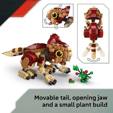 LEGO JURASSIC WORLD BEBÉ DINOSAURIO AQUILOPS, JUGUETE EDUCATIVO - 5