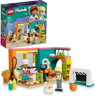 LEGO FRIENDS HABITACIÓN DE LEO SET DE JUEGO REPOSTERÍA CON MINIMUÑECA Y MASCOTA - 1