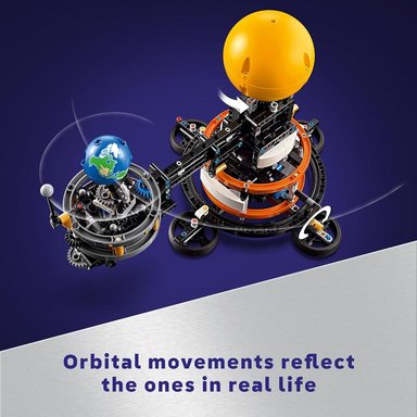 LEGO TECHNIC TIERRA Y LUNA EN ÓRBITA, JUGUETE ESPACIAL PARA NIÑOS - 4