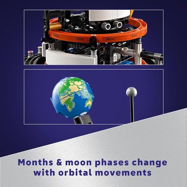 LEGO TECHNIC TIERRA Y LUNA EN ÓRBITA, JUGUETE ESPACIAL PARA NIÑOS - 5