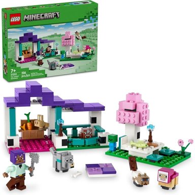 LEGO MINECRAFT SANTUARIO DE ANIMALES CON FIGURAS POPULARES DE MINECRAFT - 1