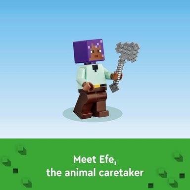 LEGO MINECRAFT SANTUARIO DE ANIMALES CON FIGURAS POPULARES DE MINECRAFT - 4