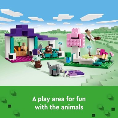 LEGO MINECRAFT SANTUARIO DE ANIMALES CON FIGURAS POPULARES DE MINECRAFT - 6