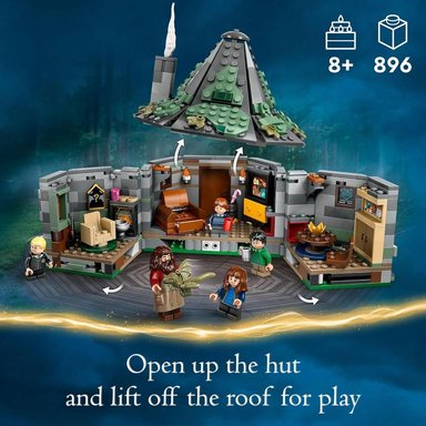 LEGO HARRY POTTER CABAÑA DE HAGRID CON 7 FIGURAS Y DRAGÓN, SET DE CONSTRUCCIÓN - 3