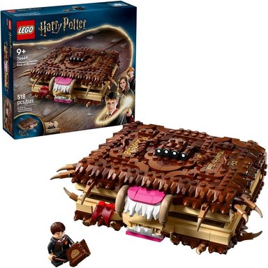 LEGO HARRY POTTER MONSTRUO MORDEDOR LIBRO DE LOS MONSTRUOS, SET DE JUEGO