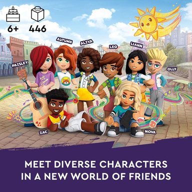 LEGO FRIENDS FURGONETA DE LA REDACCIÓN SET DE CONSTRUCCIÓN CON ACCESORIOS DE NOTICIAS Y MINIFIGURAS - 6
