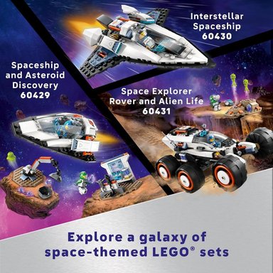 LEGO CITY NAVE ESPACIAL INTERESTELAR CON DRON Y ASTRONAUTA PARA NIÑOS - 6