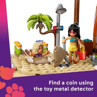 LEGO FRIENDS VACACIONES FAMILIARES EN LA PLAYA, CONSTRUCCIÓN Y AVENTURAS - 3