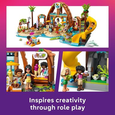 LEGO FRIENDS VACACIONES FAMILIARES EN LA PLAYA, CONSTRUCCIÓN Y AVENTURAS - 4